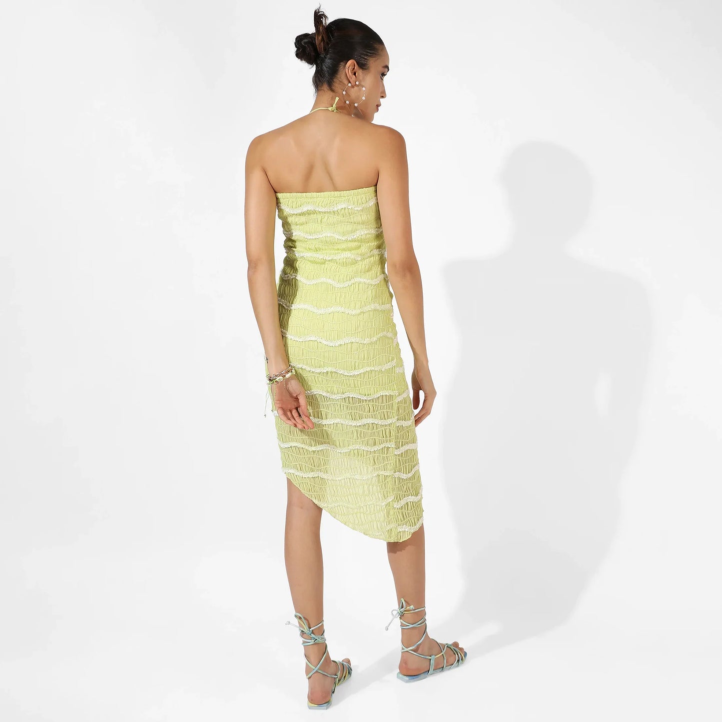 Yellow Halter Neck Dress