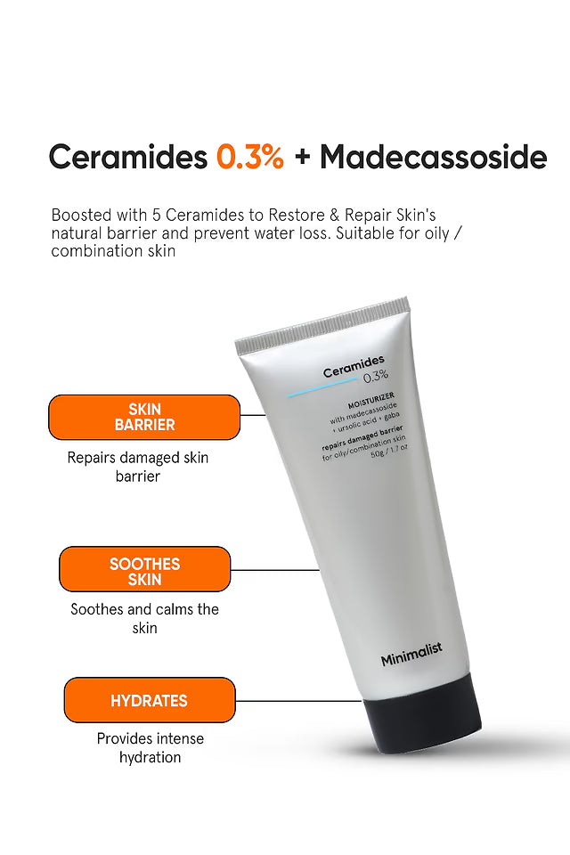 Minimalist 0.3% Ceramide Barrier Repair Moisturizing Cream 50 GRAM