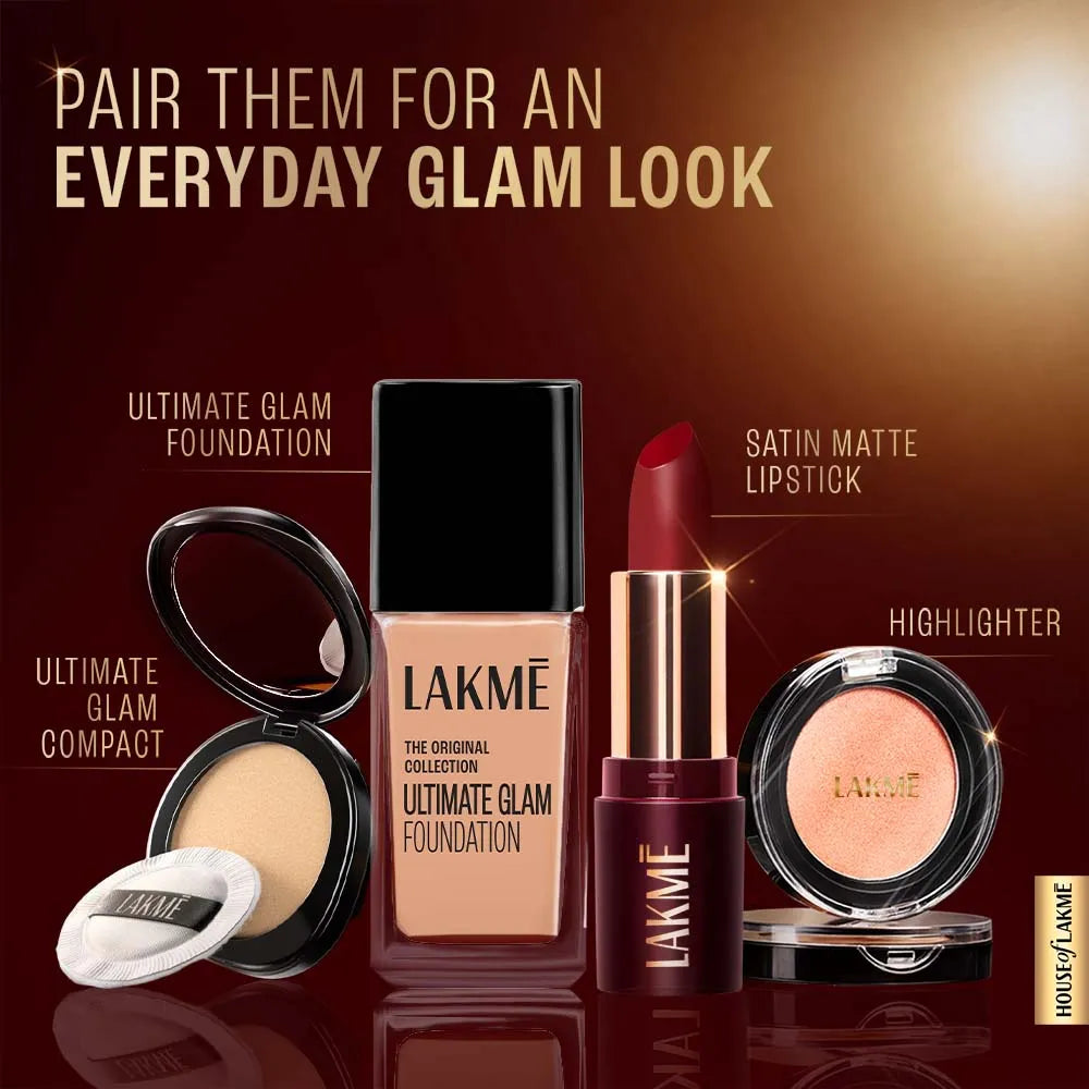 Lakme Ultimate Glam Satin Matte Lipstick - Up 1 Pink Bliss