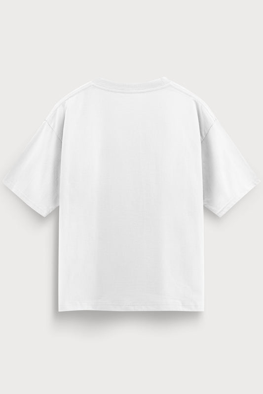 Relaxed Fit Pie White T‑Shirt for Men