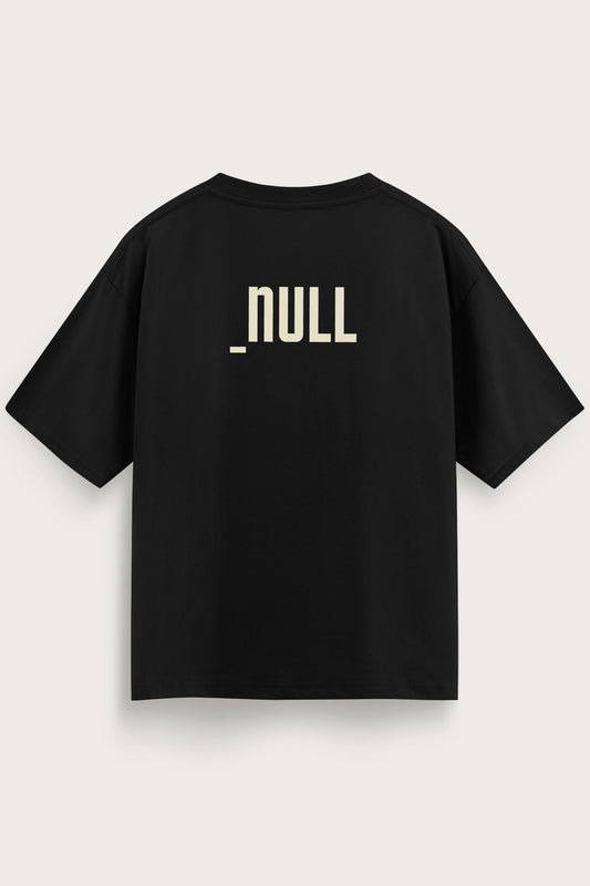 Relaxed Fit Null Black T-Shirt for Men