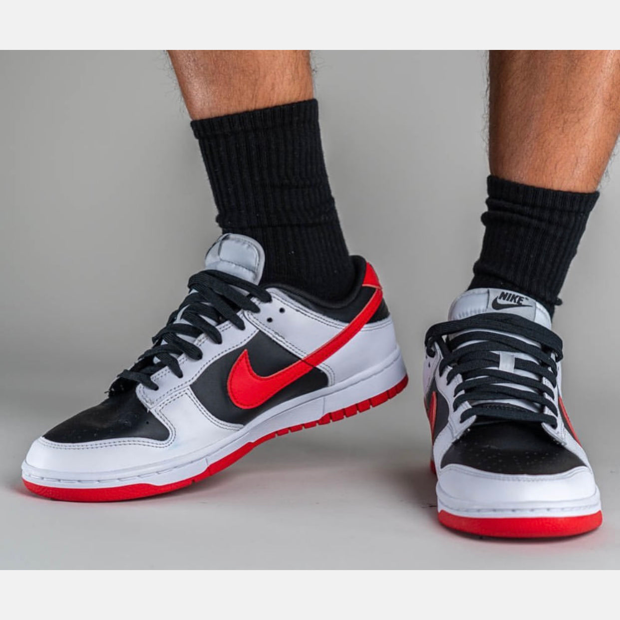Nike Dunk Low Retro "White Black University Red"