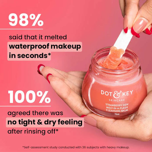 Dot & Key Skincare Strawberry Dew Melt-In-A-Flash Cleansing Balm 70 MILLI_LITRE