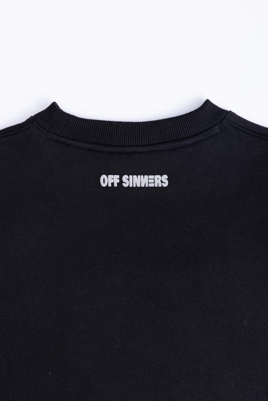 Midnight Hunt Printed Black Sweatshirt Off Sinners