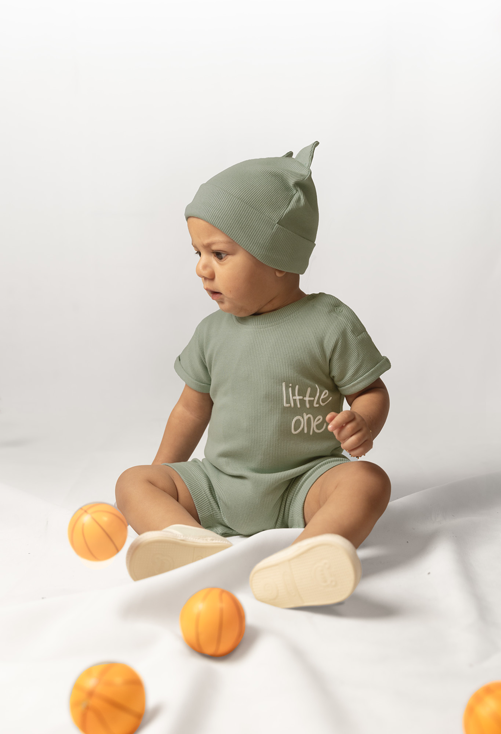 Sage Little One Romper Born Plus
