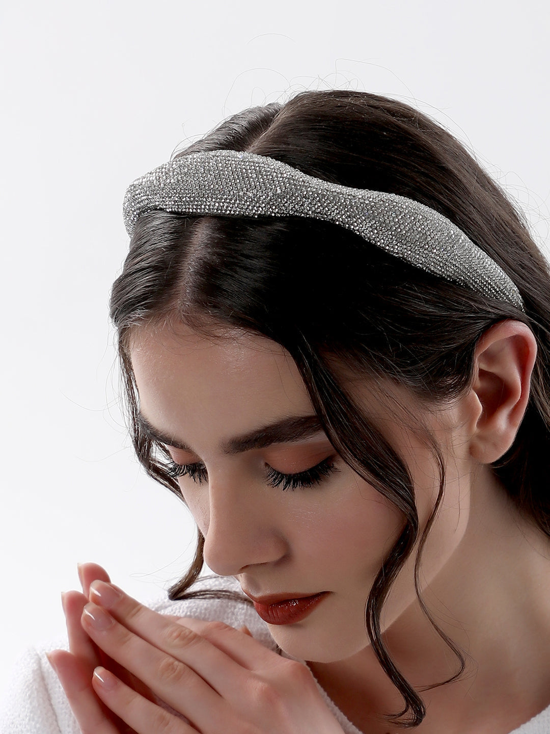 The Bijou Bow Hairband - Antique Gold-SOHIBD6120