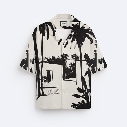 Peace, What I Call Home Resort Collar Shirt