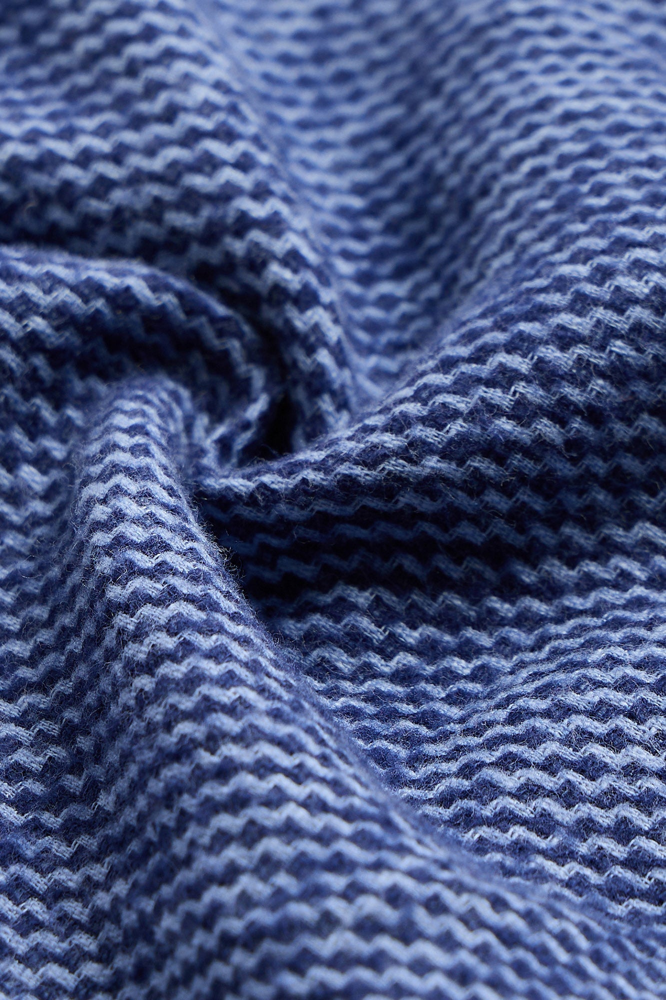 Cobalt Textured Weave Shirt