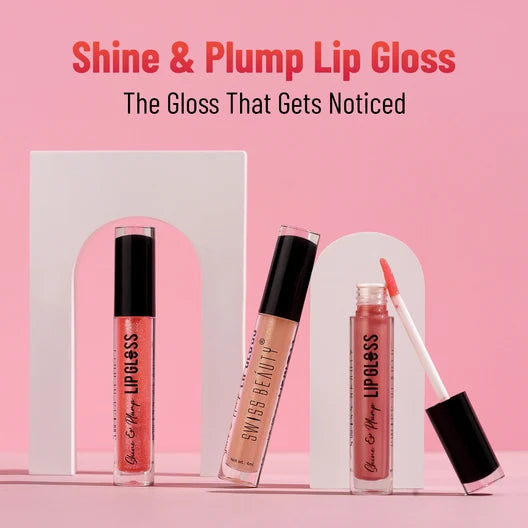 Swiss Beauty Shine & Plump Lipgloss 02 - Pink