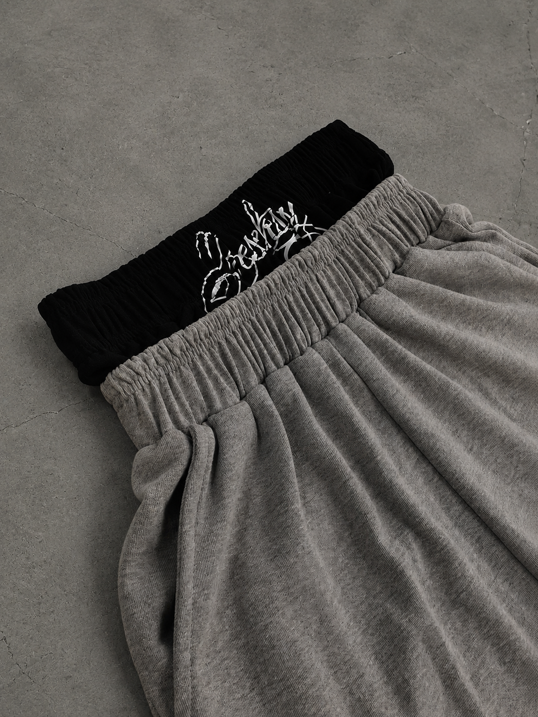 Scriptline Grey Baggy Pants