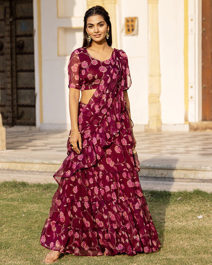 NITISHA DRAPE SAREE