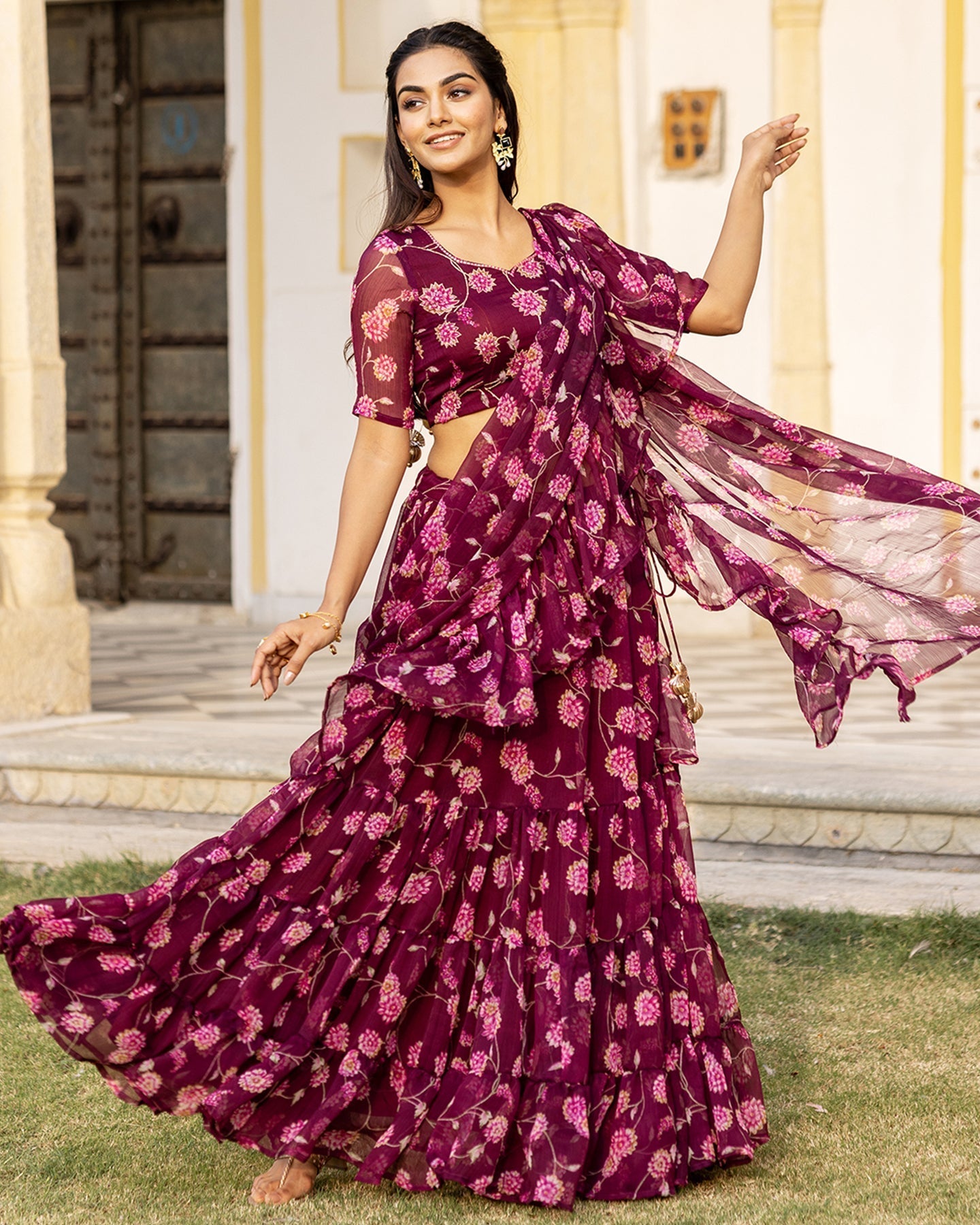NITISHA DRAPE SAREE