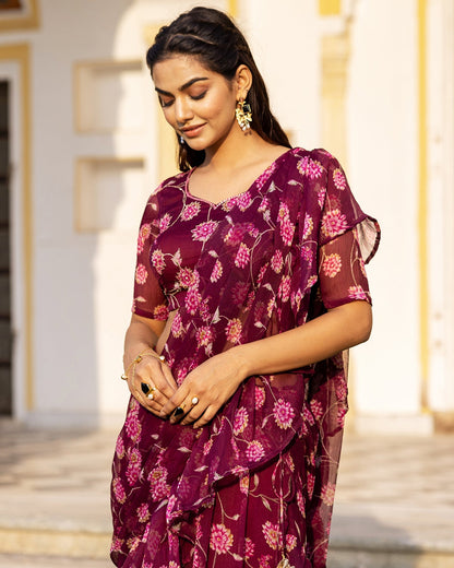 NITISHA DRAPE SAREE