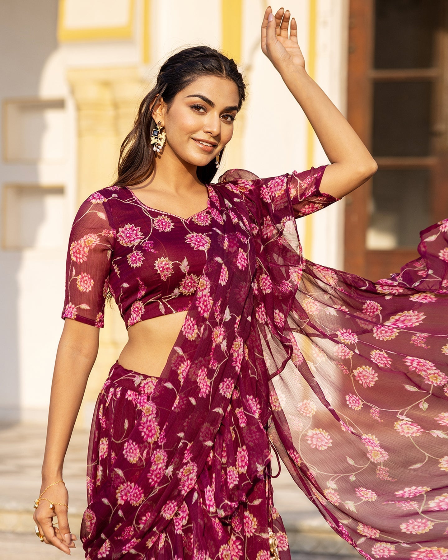 NITISHA DRAPE SAREE