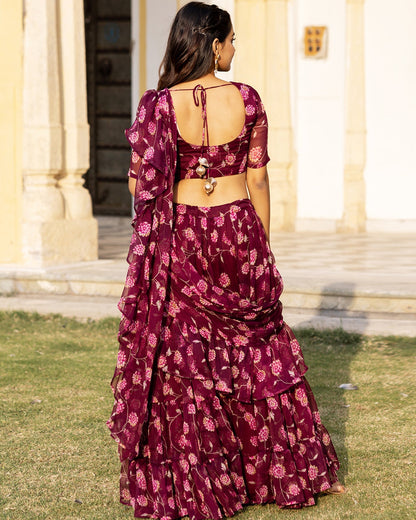 NITISHA DRAPE SAREE