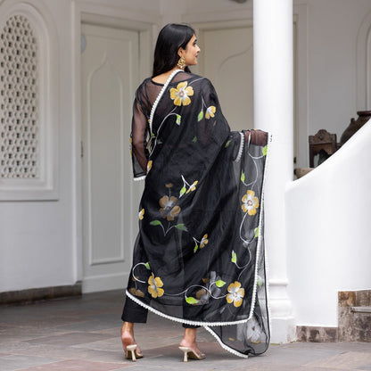 Nargis Handpainted Suit Set