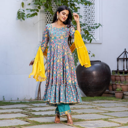 Kinjal Lurex Suit Set