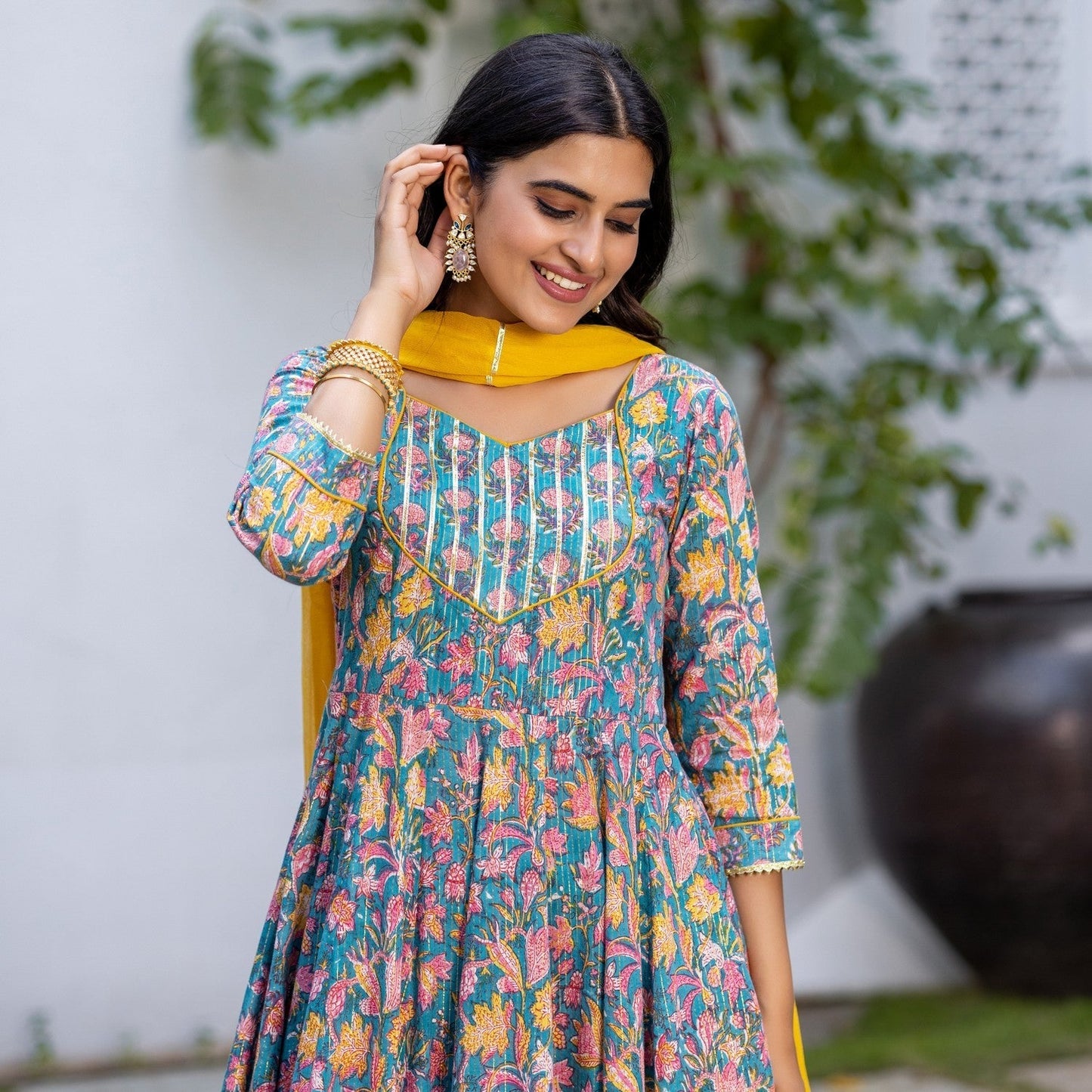 Kinjal Lurex Suit Set