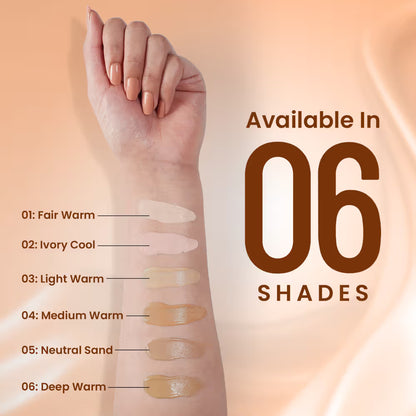 Swiss beauty Matte Maxx Cover Foundation 24hrs 06 Deep warm