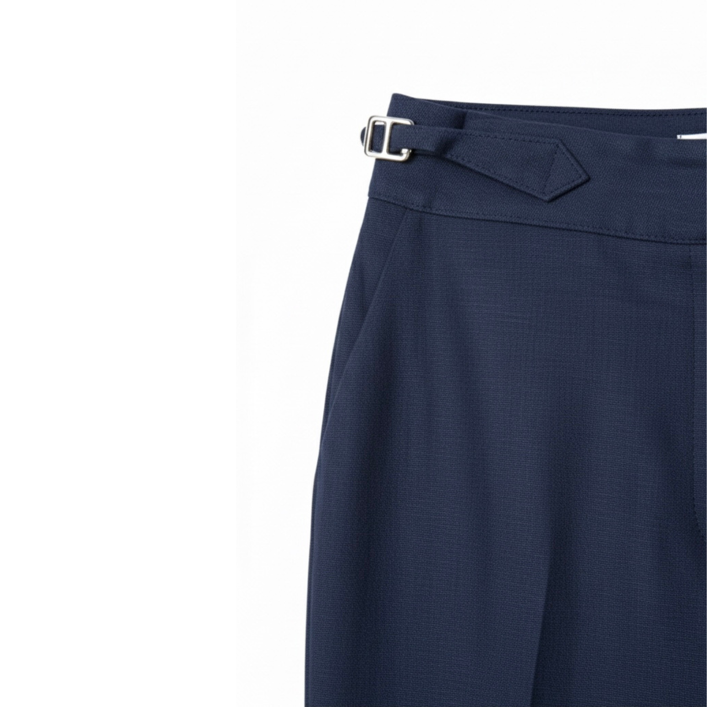 Women's Navy Blue Flared Trousers