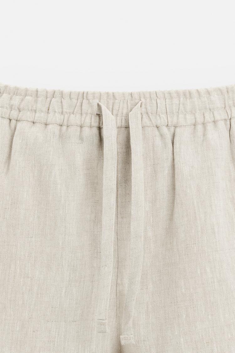 Menâ€™s Linen Pajama Combo â€“ Beige & Black (Pack of 2)