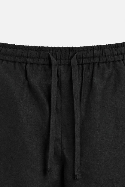 Menâ€™s Black Loose Fit Pajama