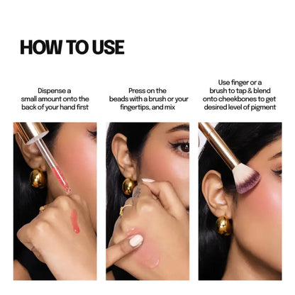 Hydratint beaded blush in Tempting - 15ml