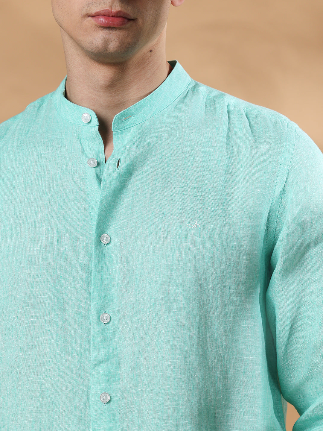 Green Regular Fit Formal Cotton shirt for men (X-CARLO)
