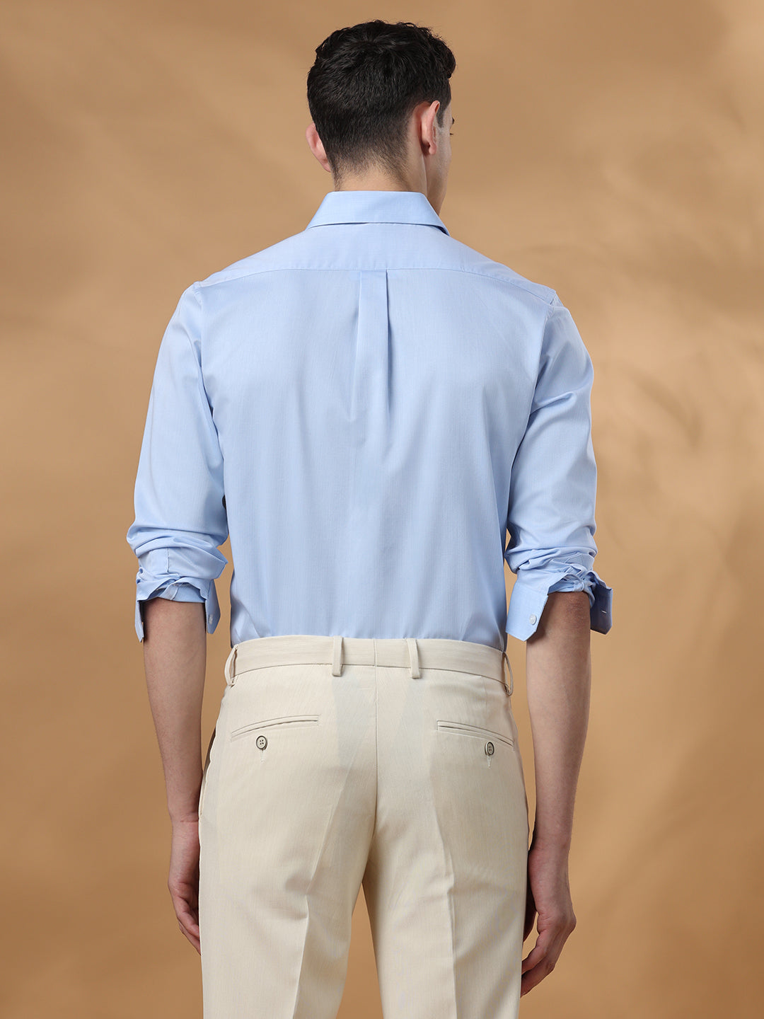 Blue Regular Fit Formal Cotton shirt for men (GAUDI)