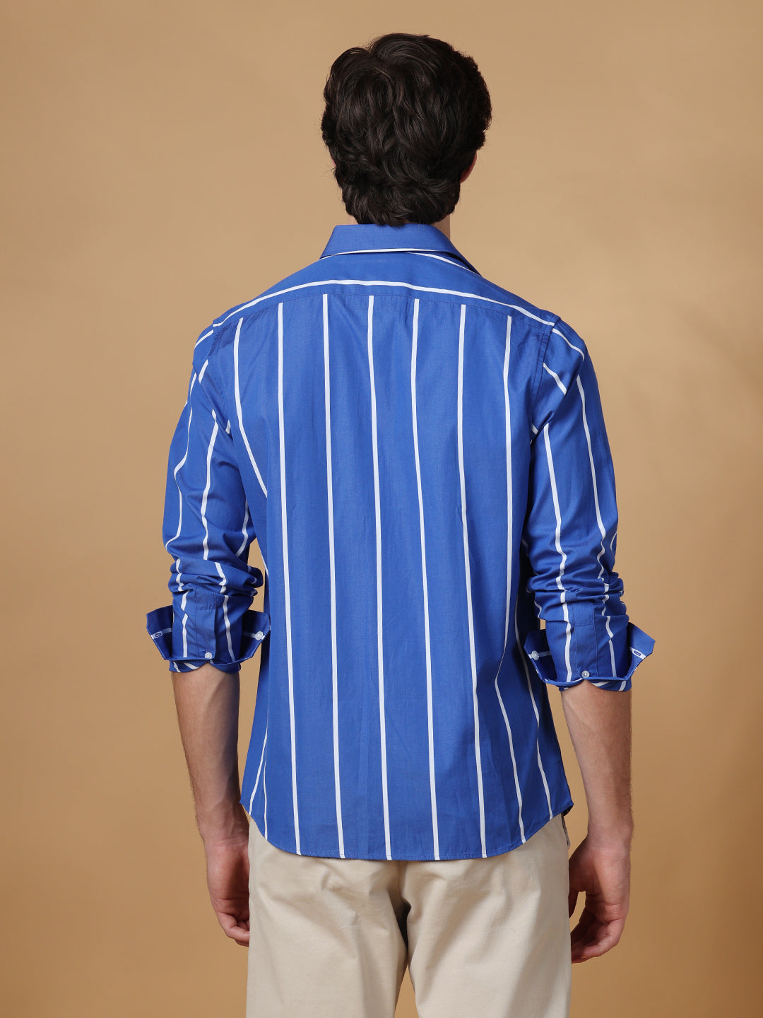 Blue Regular Fit Casual Blue shirt for men (BENIO)