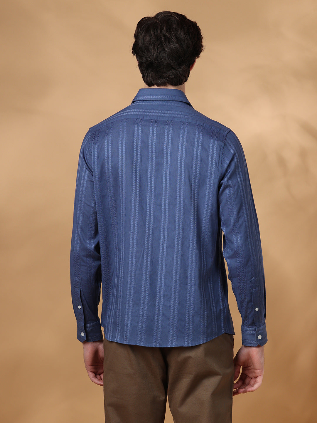 Teal Regular Fit Casual Cotton shirt for men (GAELO)