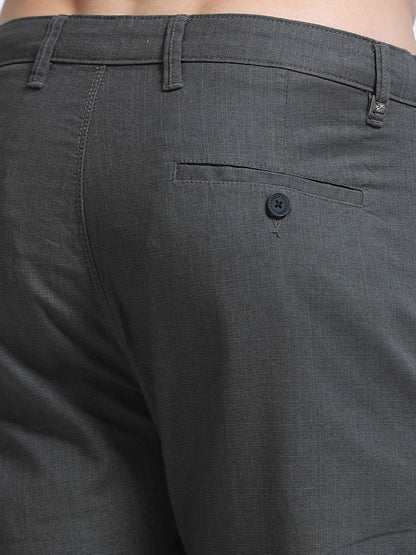 Raw Linen Pants - Charcoal Grey