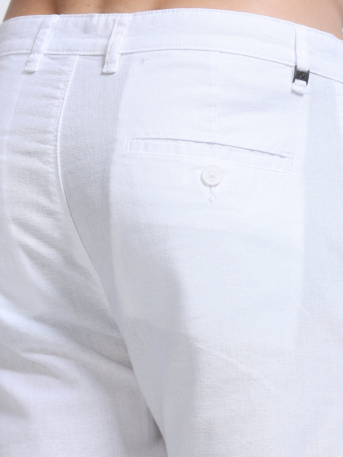 Raw Linen Pants - Off White