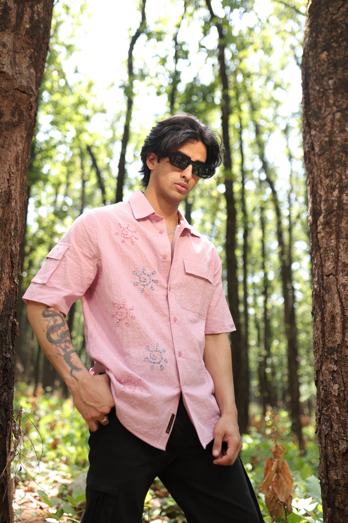 Saanj Hand Embroidered Shirt