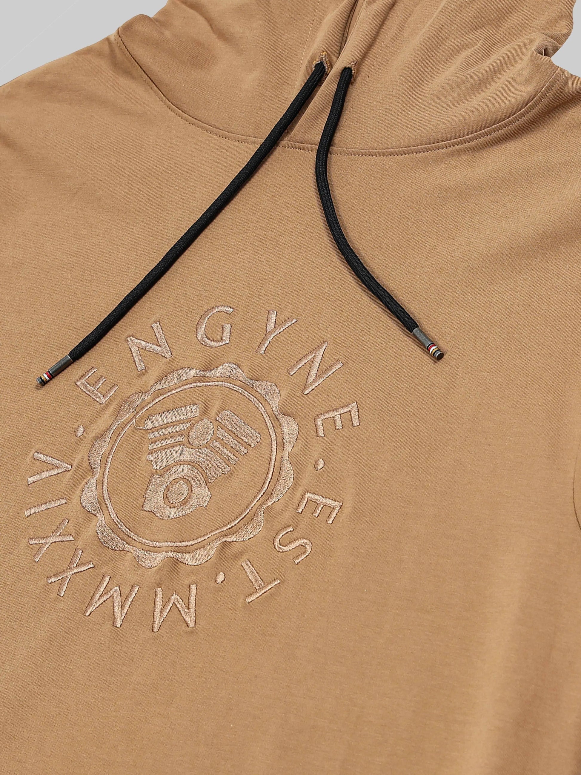 Men's Premium Khaki Regular Hoodie Engyne