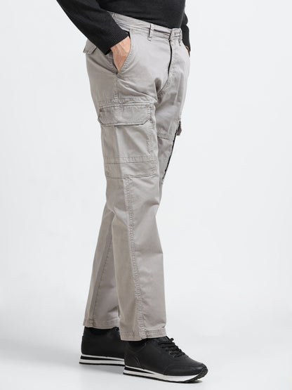 Stone Grey Utility Cargo Pants