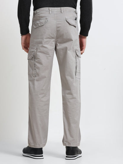 Stone Grey Utility Cargo Pants