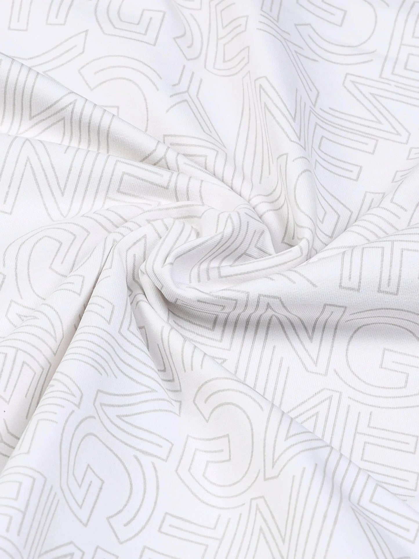 Men's Premium Crew Neck Printed White Sweatshirt Engyne