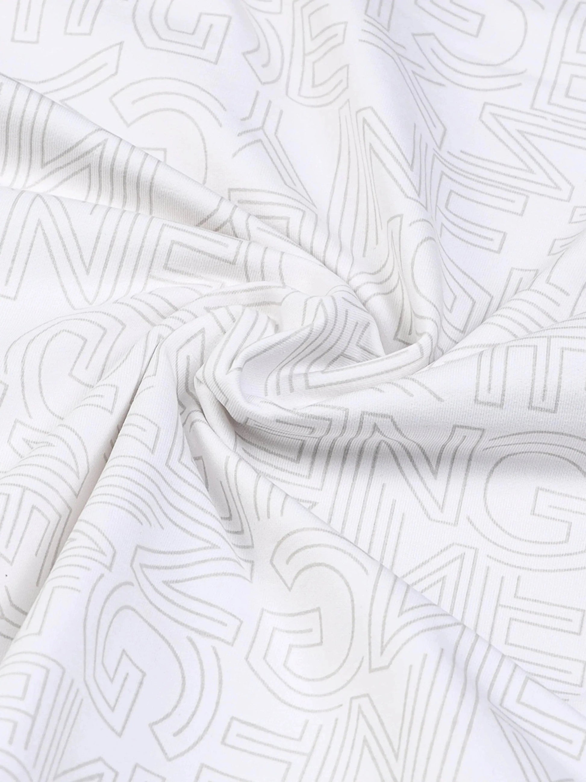 Men's Premium Crew Neck Printed White Sweatshirt Engyne
