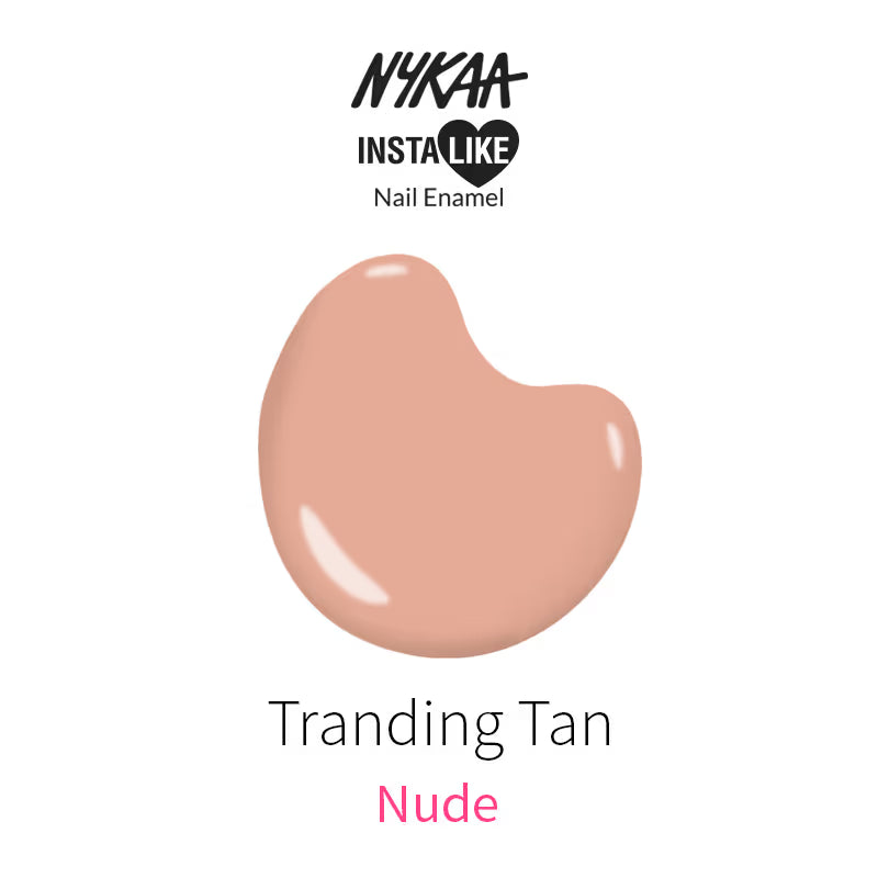 NYKAA Nail Enamel Trending Tan 349 9 Ml