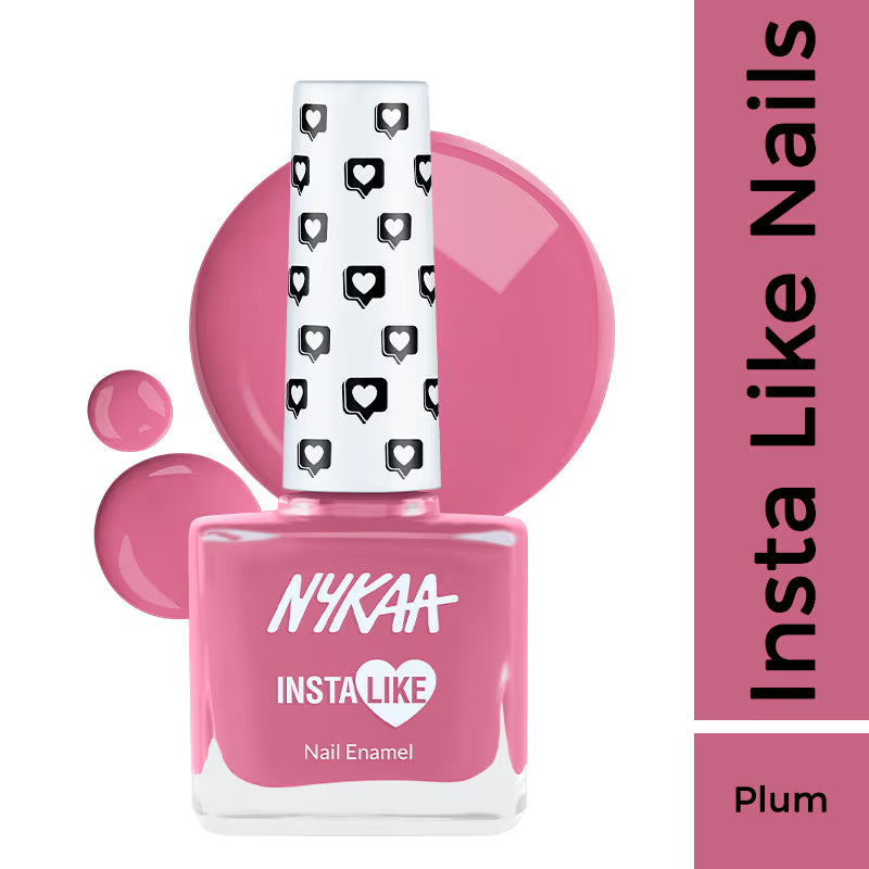NYKAA Nail Enamel Pink Portrait 360 9 Ml