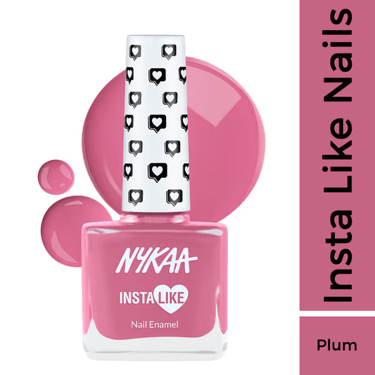 NYKAA Nail Enamel Pink Portrait 360 9 Ml