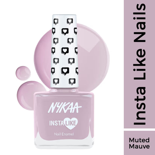 Nykaa INSTA LIKE Nail Enamel - Multed Mauve 9 MILLI_LITRE