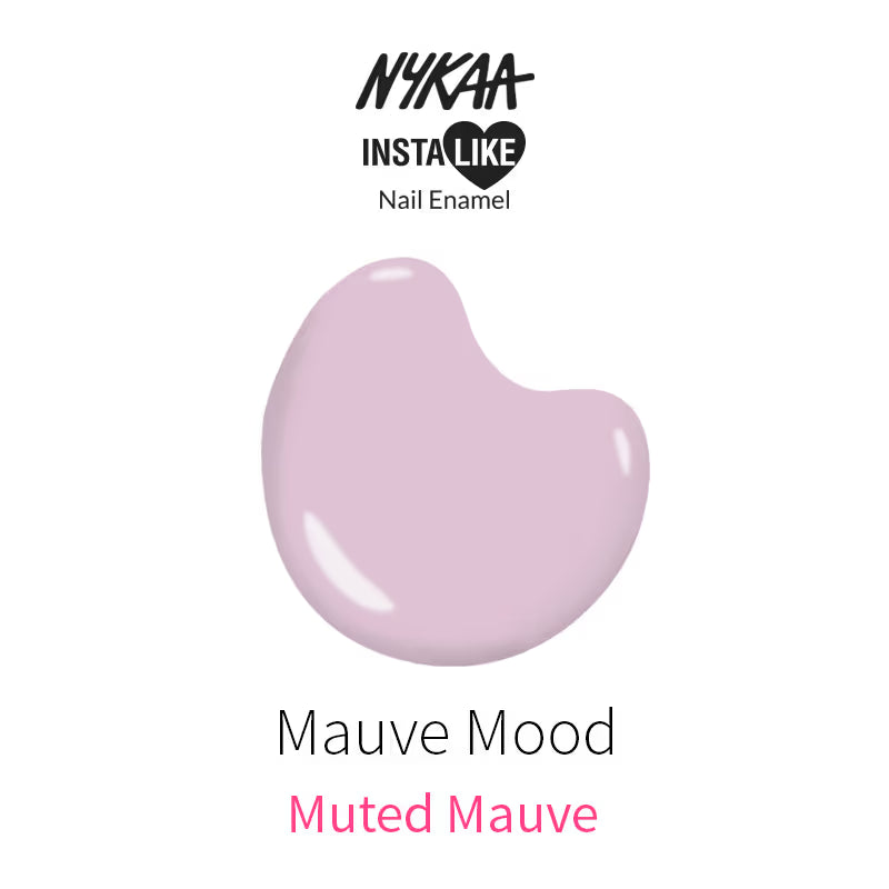 Nykaa INSTA LIKE Nail Enamel - Multed Mauve 9 MILLI_LITRE