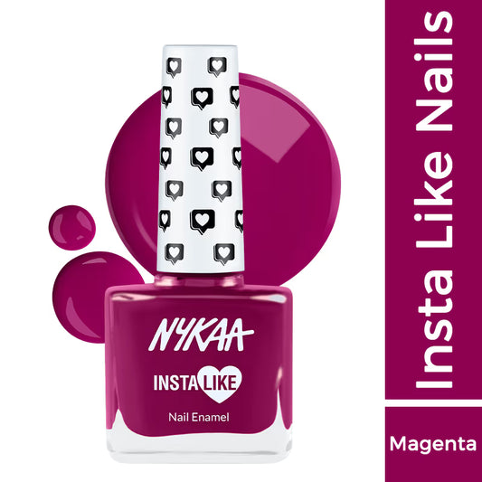 NYKAA Nail Enamel Magenta Meme 364 9 Ml