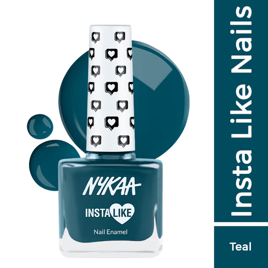 NYKAA Nail Enamel Teal TBT 369 9 Ml