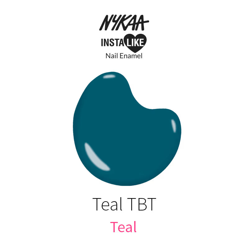 NYKAA Nail Enamel Teal TBT 369 9 Ml