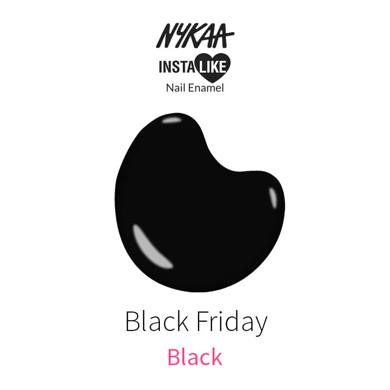 NYKAA Nail Enamel Black Friday 371 9 Ml