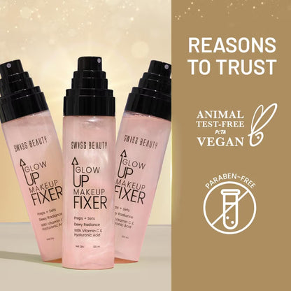 Swiss Beauty Glow Up Makeup Fixer-100ml