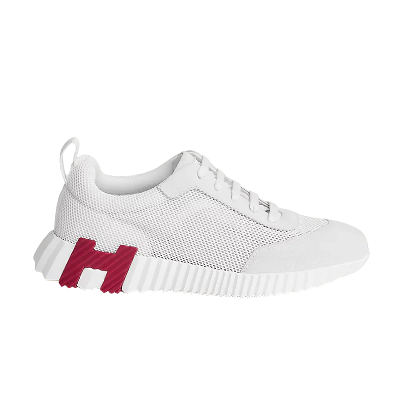 Hermes Bouncing Sneaker Blanc/Burgundy